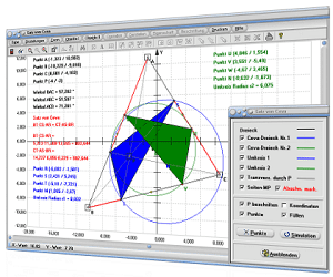 MathProf - Satz - Ceva - Konstruktion - Konstruieren - Transversalen - Seitenhalbierende - Berechnen - Graph - Grafisch - Bild - Zeichnen - Ecktransversalen - Eigenschaften - Definition - Rechner - Beispiel - Grafik - Darstellung - Berechnung - Darstellen