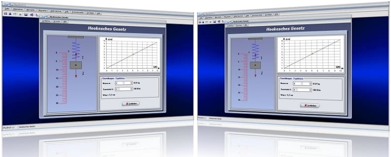 Gesetz - Hooke - Hookesches Gesetz - Rechner - Gerade - Feder - Federkraft - Federkonstante - Federweg - Kraft - Kraftgesetz - Berechnen - Diagramm - Formel - Simulation - Einheit  - Gleichung - Masse - Konstante - Kraft-Weg-Diagramm - Dehnung - Grafik - Berechnung - Darstellen