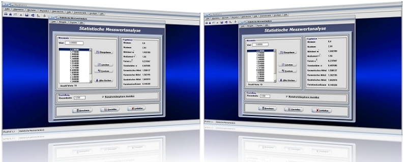 PhysProf - Statistische Messwertanalyse - Auswertung - Messdaten - Messwertanalyse - Statistisch - Messwerte - Physik - Normalverteilungskurve - Medianwert - Statistische Verteilung - Variationskoeffizient - Stichprobe - Diagramm