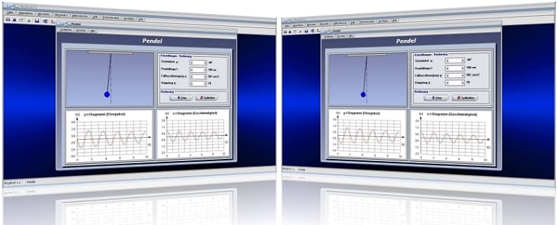 PhysProf - Pendel - Fadenpendel - Auslenkung - Pendellänge - Pendelfrequenz - Pendelversuch - Auslenkung - Formel - Winkel - Zeit - Berechnen - Diagramm - Grafik - Berechnung - Darstellen - Grafisch - Elongation - Schwingung - Schwingungsfrequenz - Schwingungsdauer - Animation