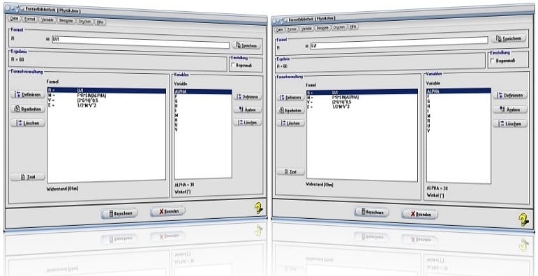PhysProf - Formelbibliothek - Rechnen - Forrmeln - Gleichungen - Berechnen - Physik - Physikalisch