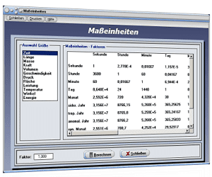 PhysProf - Physikalische Maßeinheiten - Maße - Einheiten - Umrechnen - Umrechnung - Umwandeln - Umwandlung - Größen umrechnen - Physikalische Größen - Physikalische Zeichen - Maßeinheiten der Physik - Physikalische Einheit - Tabellen - Masseneinheiten - Volumenmaße - Flächenmaße - Rechner - Berechnen