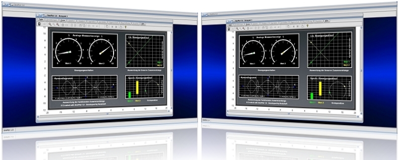 SimPlot - Software - Programm - Diagramme - Anzeige - Drehzahl - Simulation - Simulieren - Animation - Bewegung - Computeranimation - Zeitsteuerung - Zeitgesteuerter Ablauf - Steps - Animation - Zeitabhängige Steuerung - Zeitabhängige Bewegung - Ablaufsteuerung - Ablauf - Abläufe - Steuerung - Zeitabhängig - Zeitabhängige Ablaufsteuerung - Schrittsteuerung - Schrittweise Bewegung - Drehung - Rotation - Translation - Steuerung - Transformation - Transformierung - Geschwindigkeit - Darstellen - Bild - Bilder