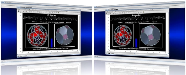 SimPlot - Rechner - Berechnen - Darstelllen - Grafisch - Grafik - Plotten - Animieren - Animiert - Umformung - Umformen - Position - Richtung - Positionierung - Positionieren - Synchrone Bewegung - Schrittfolge - Schrittsteuerung - Ablaufsteuerung  - Bewegliche Objekte - Bewegliche Gebilde - Bewegte Abläufe - Mathematik - Physik - Physikalisch - Bewegungssimulationen - Zeitgesteuerte Ablaufsimulationen - Bild - Bilder