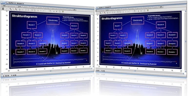 SimPlot - Grafik erstellen - Sachverhalte - Datenauswertung - Datenanalyse - Zusammenhänge - Einflussfaktoren - Einflussgrößen - Analyse - Analysieren - Untersuchen - Anwendung - Geometrie - Planimetrie - Darstellen - Illustration - Illustrieren - Visualisierungssoftware - Präsentationen - Animationen - Computeranimationen - Graph - Plotter - Simulationen - Animationen - Zeichnerisch darstellen - Zeichnerische Darstellung - Infografiken - Datenvisualisierung - Animationsprogramm - Programm