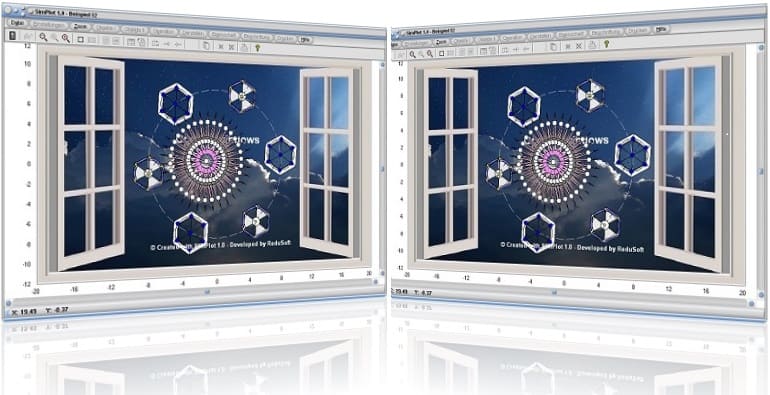 SimPlot -  Programm - Grafisch - Grafiken - Plotten - Prozessablauf - Bewegen - Krummlinige Bewegung - Dynamisiert - Bild - Bilder - Infografiken - Wissen - Wissenschaft
