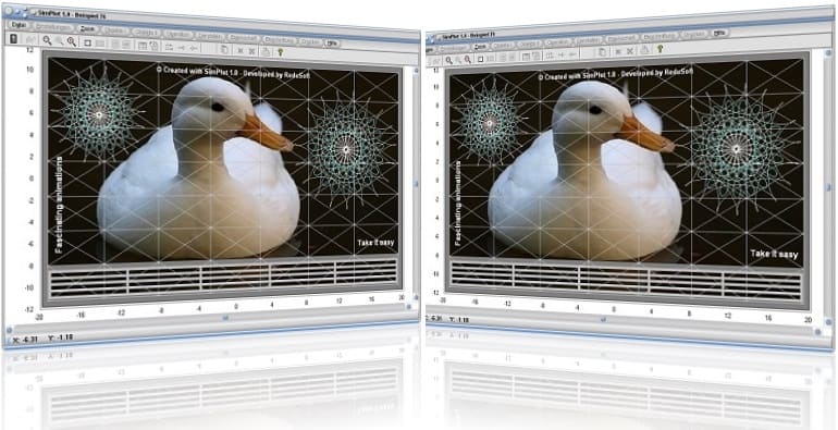 SimPlot - Simulation - Animieren - Programm - Abbildung - Plotten - Erstellen - Erzeugen - Objekt - Linienstil - Vertikale - Horizontale - Koeffizient - Farbe - Stiftstärke