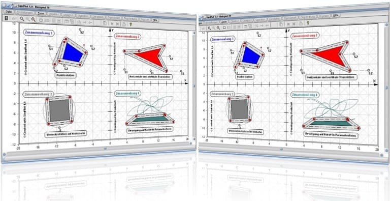 SimPlot - Grafiken - Simulationen - Mathematik - Physik - Mathematisch - Physikalisch - Technisch - Interaktive Elemente - Interaktive Grafiken - Interaktive Infografik - Interaktive Präsentationen 