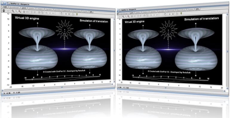 SimPlot - Grafiken - Simulationen - Mathematik - Physik - Mathematisch - Physikalisch - Technisch - Interaktive Elemente - Interaktive Grafiken - Interaktive Infografik - Interaktive Präsentationen 
