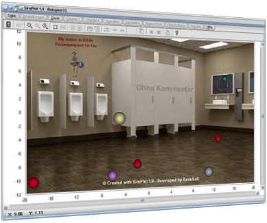 SimPlot - Animationen - Zeichnung - Bewegen -  Bilder - Grafiken - Datenvisualisierung - Animationsprogramm - Plotter - Graph