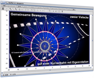 SimPlot - Animation - Simulation - Ablaufsimulation - Bewegung - Bewegliche Objekte - Mathematik - Bewegte Abläufe - Grafik - Physik