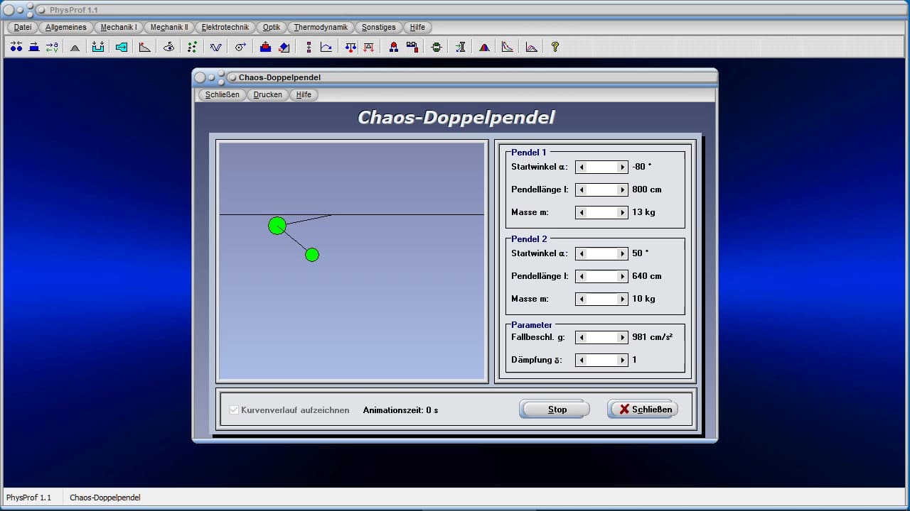 Videos zum Programm PhysProf 1.1