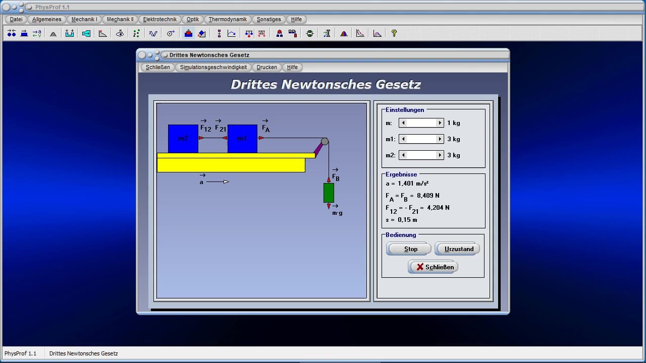 Videos zum Programm PhysProf 1.1