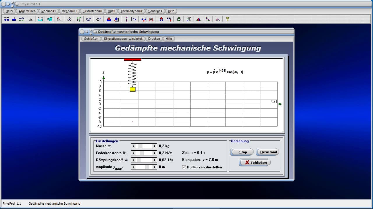 Videos zum Programm PhysProf 1.1