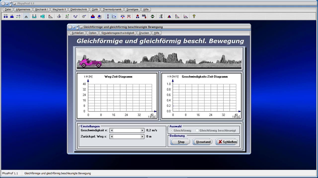 Videos zum Programm PhysProf 1.1