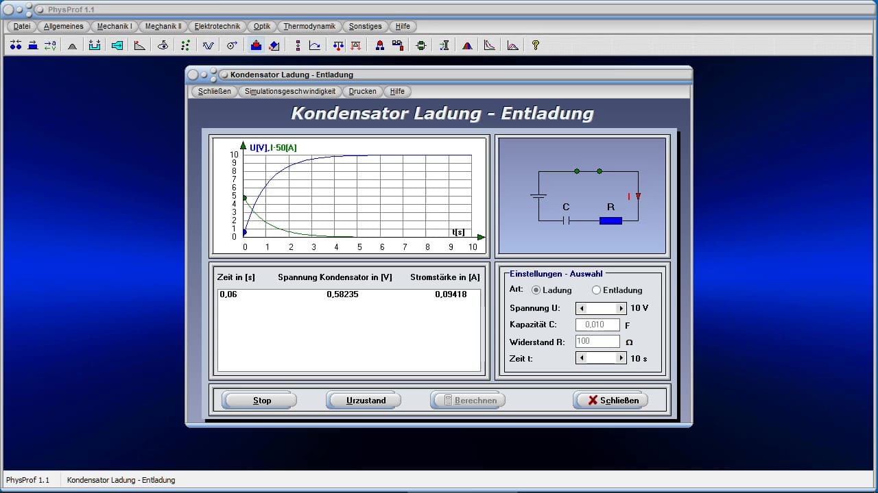 Videos zum Programm PhysProf 1.1