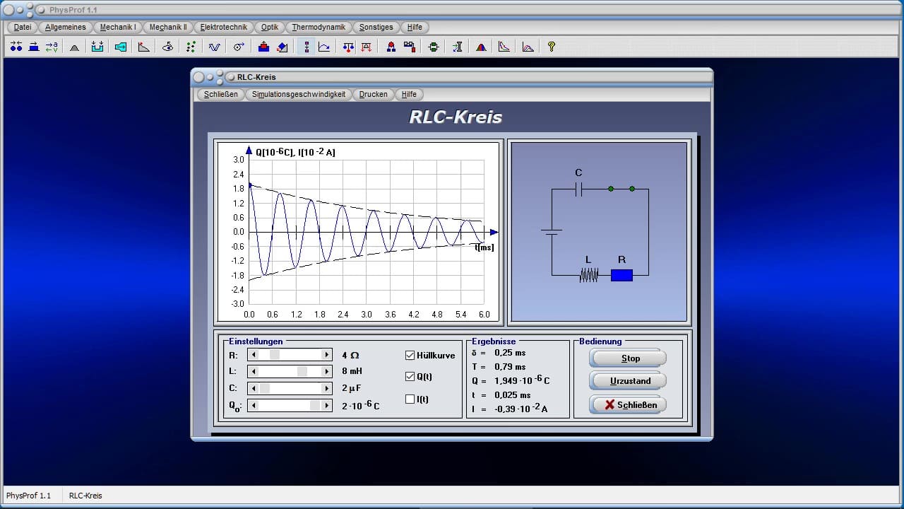 Videos zum Programm PhysProf 1.1