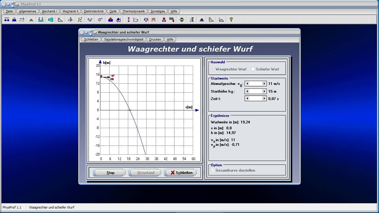 Videos zum Programm PhysProf 1.1