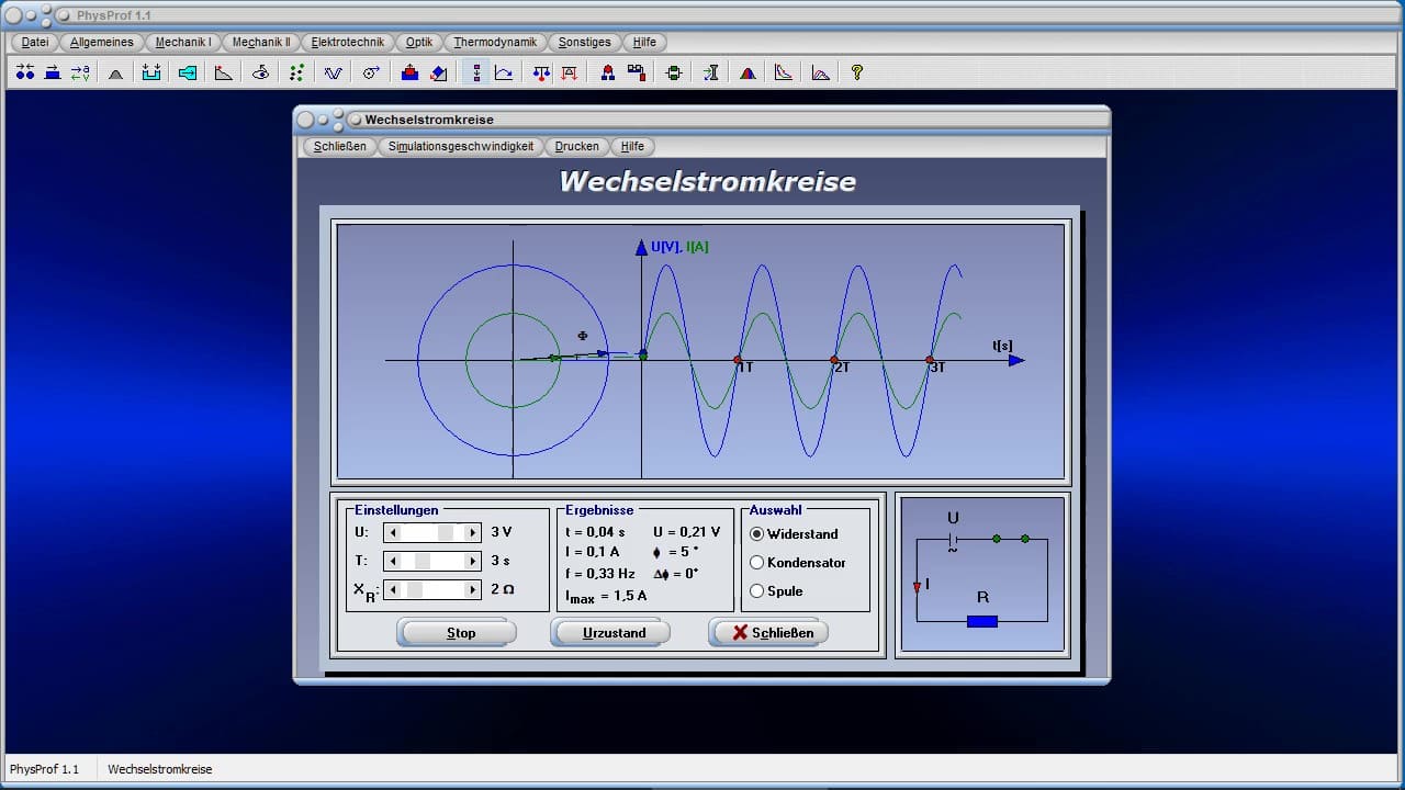 Videos zum Programm PhysProf 1.1