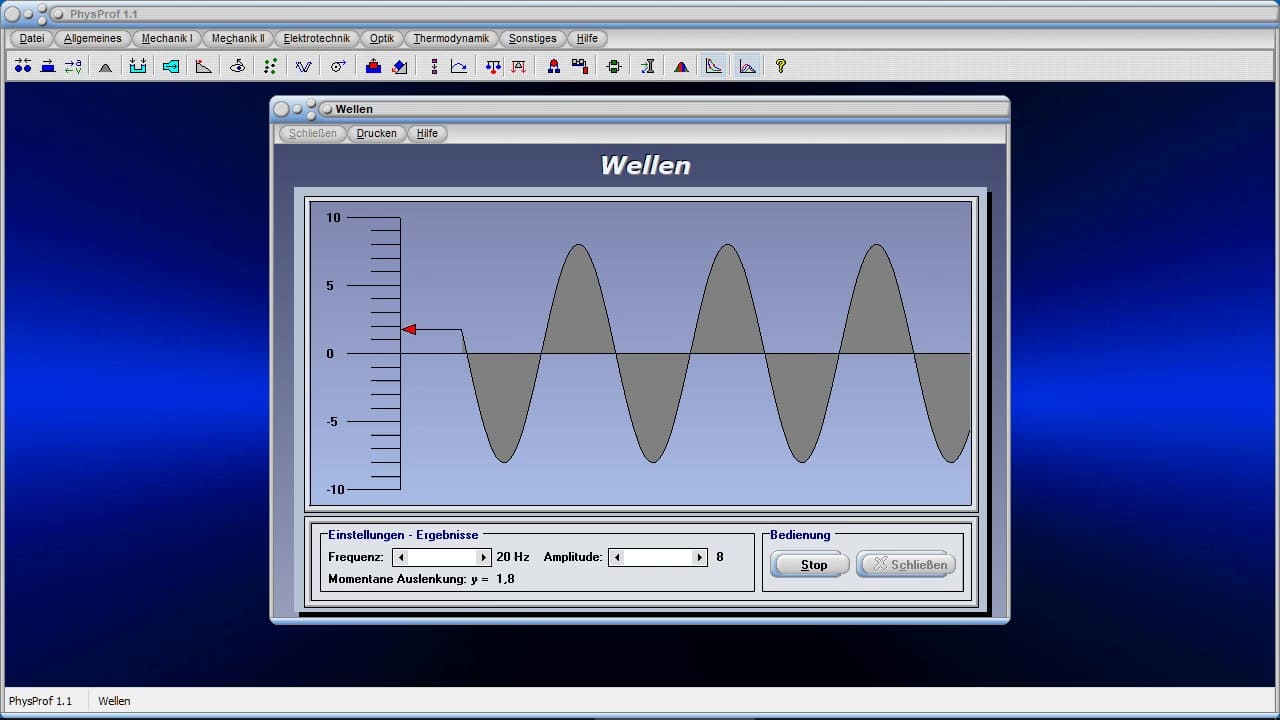 Videos zum Programm PhysProf 1.1