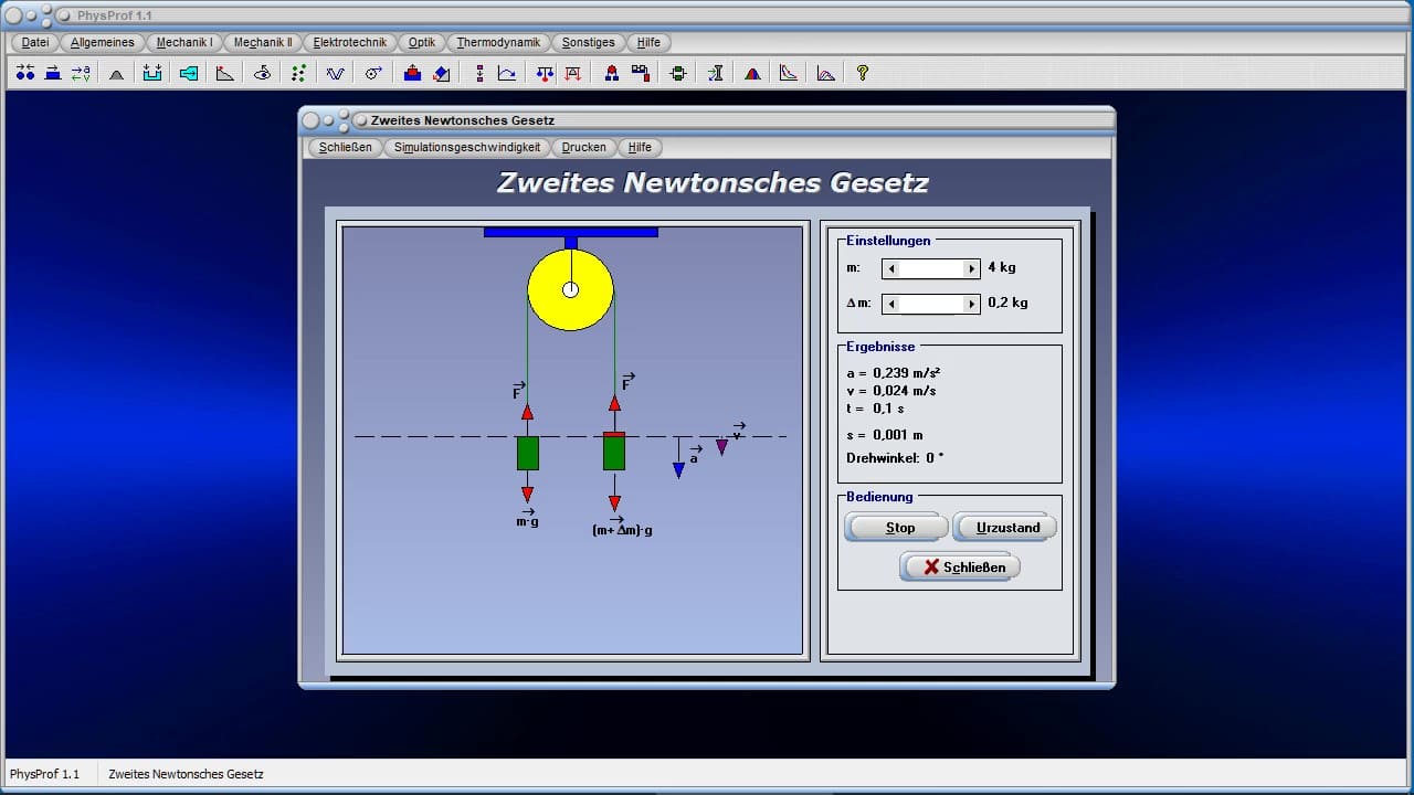 Videos zum Programm PhysProf 1.1