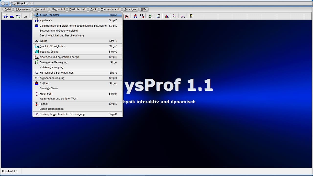 PhysProf 1.1 - Physik interaktiv und dynamisch PhysProf 1.1 - Physik interaktiv und dynamisch