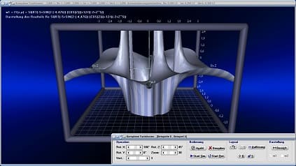 Komplexe Funktionen - Komplexe Funktion - 3D - Realteil - Imaginärteil - Betrag - Funktionen - Flächen - Dreidimensional - Zeichnen - Plotten - Darstellen - Bild - Graph - Grafisch - Plotter - Funktionsplotter - Koordinaten - Werte - Tabelle - Grafik - Rechner - Berechnen - Beispiel