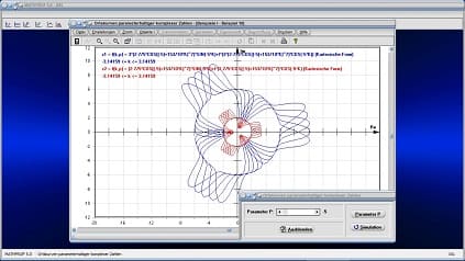 Ortskurven - Komplexe Zahlen - Komplex - Ortskurve - Parametergleichung - Parameterform - Parameterdarstellung - Ortslinien - Funktionen in Parameterform - Funktionen - Kurven - Kurven in Parameterdarstellung - Grafische Darstellung einer Parametergleichung - Parametrisierte Kurve