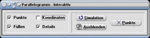 MathProf - Parallelogramm - Parallelogramme - Flächenberechnung - Seitenlängen - Umfangsberechnung - Beschreibung - Winkelberechnung - Seitenmitten - Rechner - Berechnen - Zeichnen