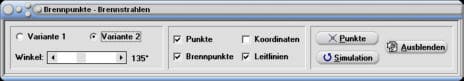 MathProf - Brennpunkte - Brennstrahlen - Leitlinie - Ellipse - Parabel - Hyperbel - Fläche - Halbachse - Winkel - Rechner - Berechnen - Grafisch - Darstellen - Zeichnen - Plotten