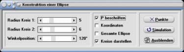 MathProf - Ellipse - Konstruktion - Konstruieren - Ellipsenkonstruktion - Zeichnen - Darstellen