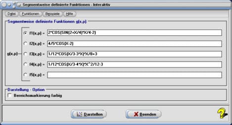 MathProf - Stückweise lineare Funktion - Teilfunktion - Teilfunktionen - Stückweise definierte Funktion - Graph - Rechner - Darstellen - Zeichnen
