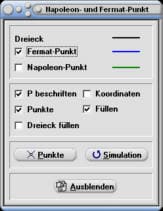 MathProf - Napoleon Punkt - Fermat Punkt - Berechnen - Konstruieren - Dreieck
