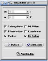 MathProf - Verhältnis - Fläche - Flächen - Flächeninhalt - Teilung - Teilungen - Teilungsverhältnis - Teilungslinien - Zeichnen - Berechnen - Rechner