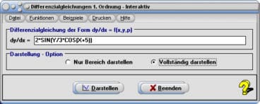 MathProf - Differenzengleichung - Lineare Differentialgleichung - Lineare Differenzengleichung - Lineare DGL - Nichtlineare DGL - ODE  - Berechnen - Grafisch - Plotter - Rechner - Grafik