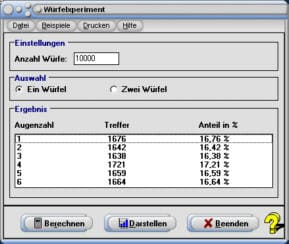 MathProf - Würfelaugen - Würfelglücksspiel - Würfelpunkte - Würfelspiele - Möglichkeiten - Rechner