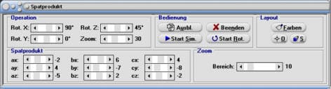 MathProf - Spatprodukt - Eigenschaften - Vektoren - Gleichung - Darstellen - Zeichnen - Volumen eines Spats - Rechenregeln