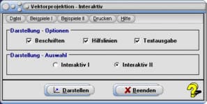 MathProf - Normalprojektion - Orthogonalprojektion - Senkrechte Projektion - Grafik - Graph - Grafisch - Rechner - Zeichnen
