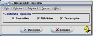 MathProf - Tripelprodukt - Doppeltes Vektorprodukt - Triple product - Definition - Rechner - Berechnen - Grafik - Zeichnen - Plotter