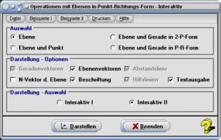 MathProf - Ebene in Parameterform - Ebenengleichung in Parameterform - Ebene grafisch darstellen - Parametergleichung einer Ebene - Parameterdarstellung - Rechner - Berechnen - Zeichnen