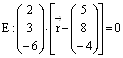 Ebene - Normalenform - Gleichung - 21