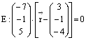 Ebene - Normalenform - Gleichung - 15
