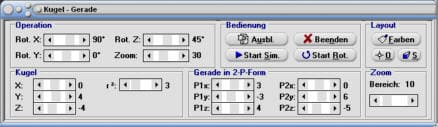 MathProf - Kugel - Gerade - Lagebeziehung Kugel Gerade - Kugelfläche - Sehnenlänge - Kugelgleichung in Vektorform - Gegenseitige Lage - Berechnen - Rechner - Zeichnen