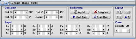 MathProf - Kugel - Ebene - Gleichung - Schnittkreis Kugel Ebene - Schnittebene - Polarebene - Kugelgleichungen - Spiegelung einer Kugel an einer Ebene - Berechnen - Rechner