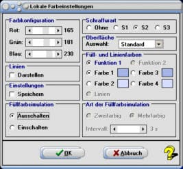 MathProf - 3D - Farbeinstellungen - Layout - Design - Graph - Graphik