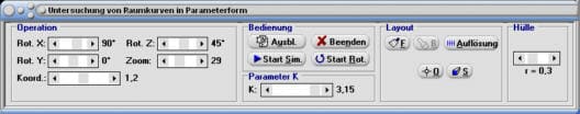 MathProf - 3D-Kurven - Beispiel - Raum - Bogenlänge - Grafisch - Darstellen - Plotten - Rechner - Berechnen - Graph - Grafik - Zeichnen