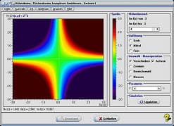 MathProf - Niveaulinien - Niveauflächen - Niveaufläche - Grafisch - Bild - Beispiele - Formel - Pivot - Komplexe Funktionen - Komplexe Funktion - Komplex - Berechnen - Rechner - Darstellen - Realteil - Imaginärteil - Betrag - Fläche -  Komplexe Funktion - Realteil - Imaginärteil - Berechnen - Zeichnen - Plotten