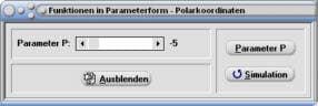 MathProf - Funktionen - Parameterform - Polar - Parameter - Werte