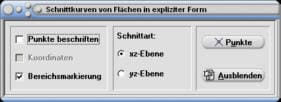 MathProf - Schnittkurven - Schnittkurve - Schnitt - Schneiden - Ebene - Fläche - Funktion - Graph - Darstellen - Zeichnen - Plotten
