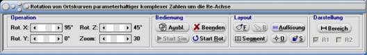 MathProf - Komplex - Ortskurven - Ortskurve - Komplexe Funktion - X-Achse - Rotation - Rotationssymmetrie - Rotationssymmetrisch - Darstellen - Berechnen - Beispiele - Zeichnen - Schwerpunkt - Oberfläche - Formel - Räumlich - Rotieren - Volumen